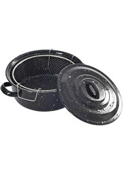 Essen 25 cm Emaye Kızartma Tenceresi Ergonomik Sap ve Kolay Temizlik Özellikleriyle