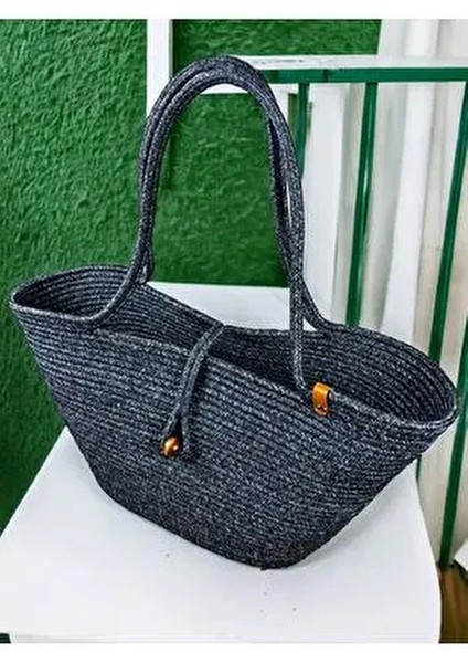 Havana Plaj Çantası Jüt Materyal ile Şık ve Trend Yaz Koleksiyonu
