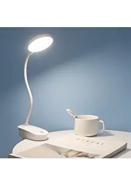 Şarjlı 24 LED Çalışma Okuma Işığı Kademeli Masa Lambası Ayarlanabilir Renk Tonu ve Parlaklık fiyatları