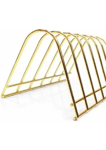 Metal Gold Ferforje Tabaklık- Tabak Standı