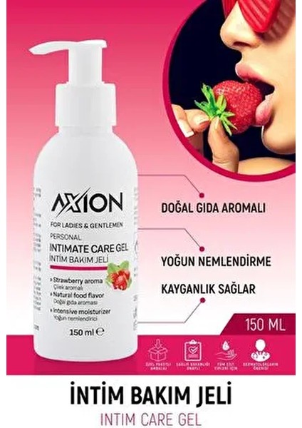 Kayganlaştırıcı Çilek Aromalı - Intim Bakım Jeli - 150 ml