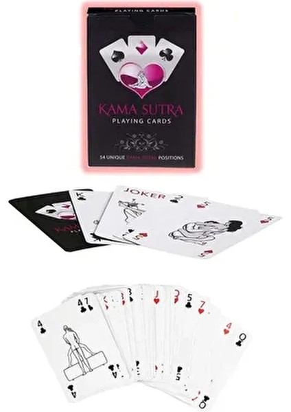Görselli Oyun Kartı Kamasutra Sex Pozisyon Kartları BK1001