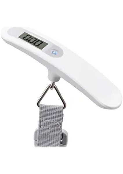 Bavul Valiz El Çanta Tartısı 50 kg Beyaz Pil Dahil