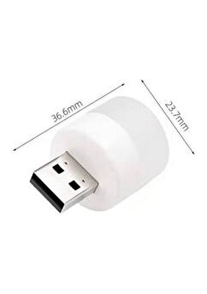 USB LED Mini Beyaz Işık Lamba Gece Aydınlatma Gece Lambası Kitap Okuma Işığı indirimleri
