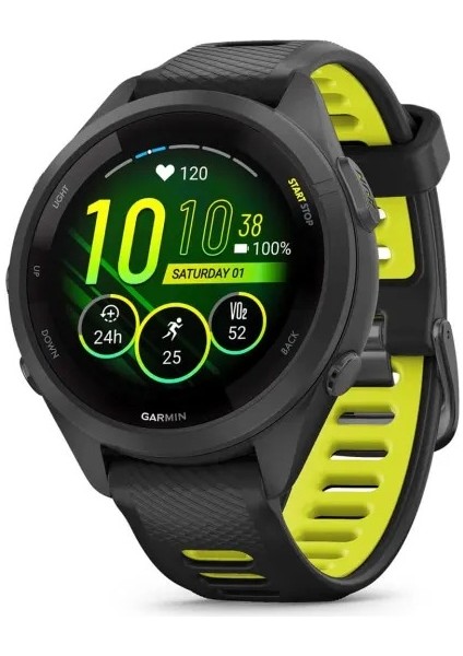 Garmin Forerunner 265S Siyah Sarı (Garmin Türkiye)