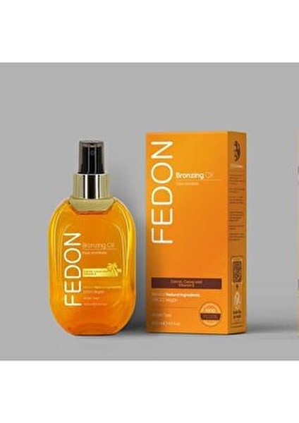Bronzlaştırıcı Güneş Yağı Vegan E Vitamini Kakao Içerikli Bronzing Sun Oil 200 ml