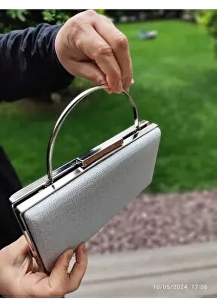 Lowell Abiye Çanta Kutu Gece Şık Çanta El Kulplu