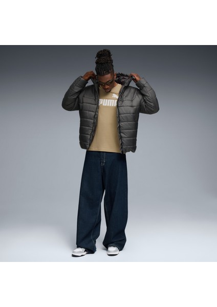 Ess Hooded Padded Erkek Gri Ceket.44 modelleri