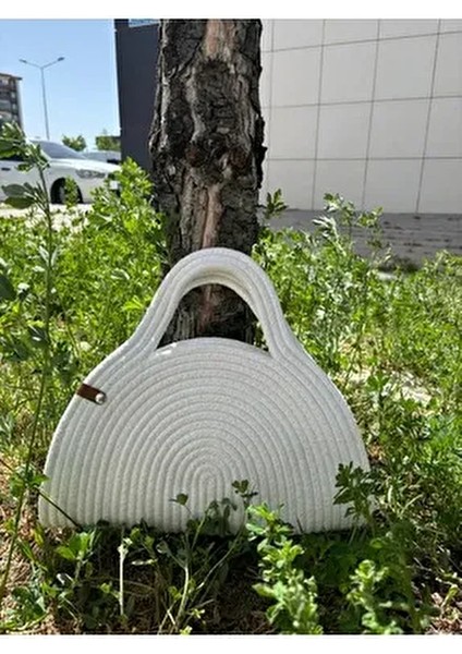 Mia Hasır Jüt Clutch Çanta fırsatları