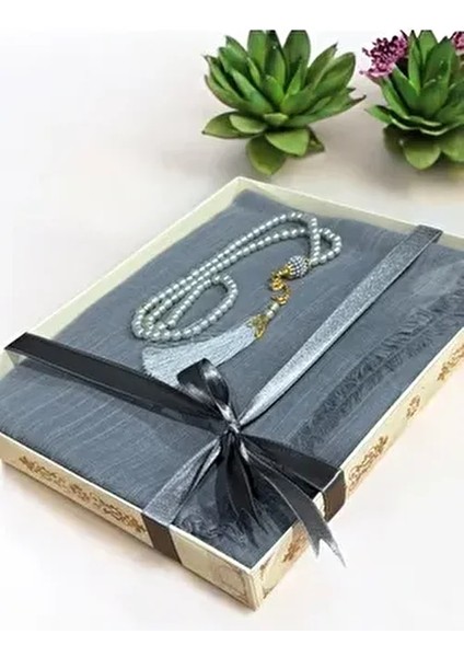 Hediyelik, Çeyizlik, Mevlütlük, Bohçalık ,gelin Bohçası Flamlı Namaz Örtüsü Tesbih Seti