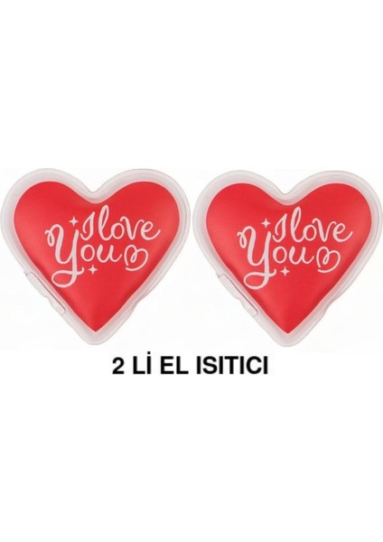 2 Adet Kalpli Sevgi Mesajlı Cep Sobası,el Isıtıcı,sıcak Su Torbası Pvc 9cm modelleri