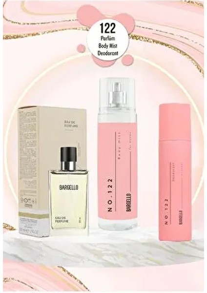 122 Oriental Kadın Parfüm + NO.122 Body Mıst + NO.122 Kadın Deodorant