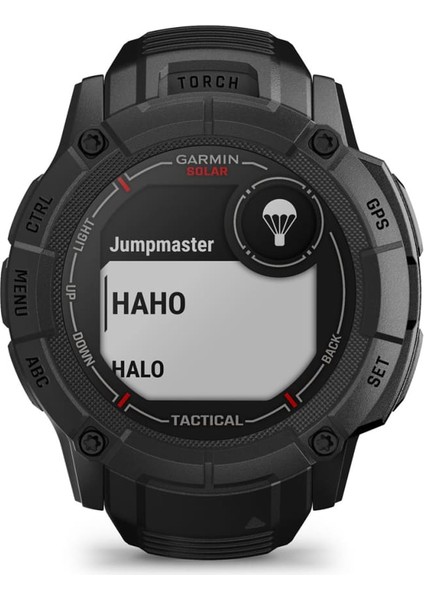 Instinct 2X Solar Tactical Edition - Siyah