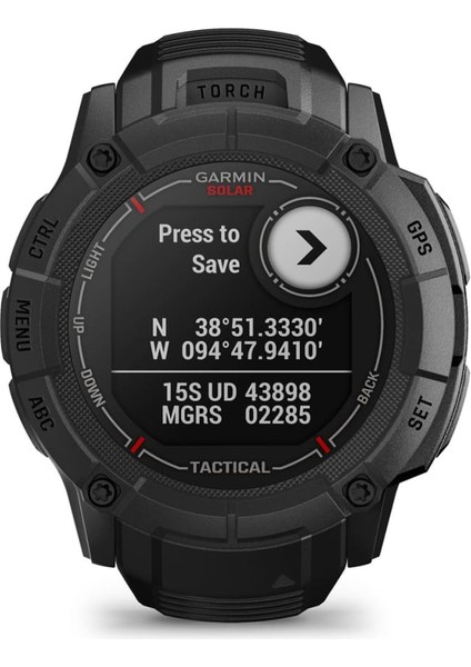 Instinct 2X Solar Tactical Edition - Siyah