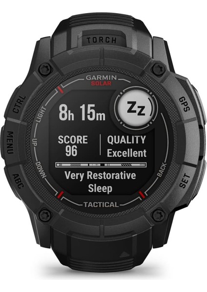 Instinct 2X Solar Tactical Edition - Siyah