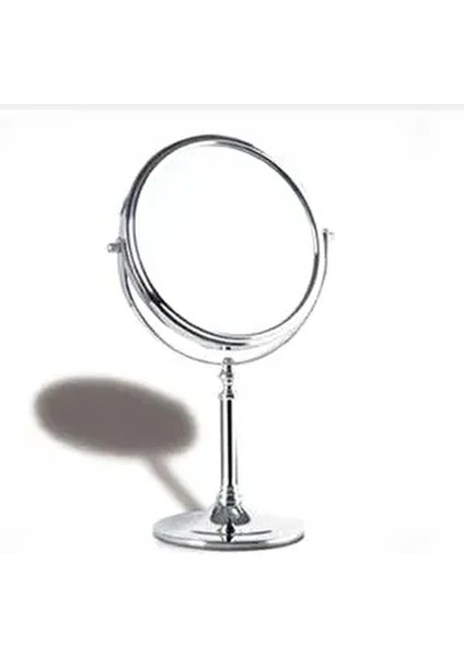 Makyaj Aynası 3x Büyüteç Çift Taraflı Daire Ayna Paslanmaz Çelik