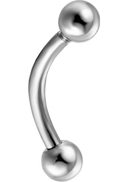 316L Cerrahi Çelik Gümüş Renk 5 Adet Septum Piercing Kavis Serisi