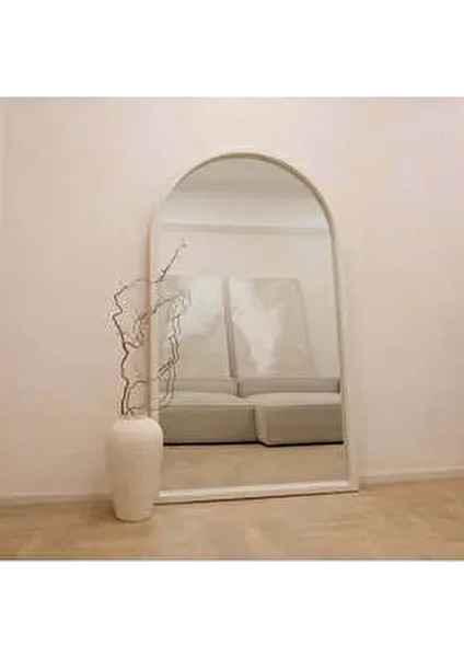 190X110 cm Ekstra Büyük Boy Ahşap Oval Boy Aynası - Özel Ölçü Boy Aynası fiyatları