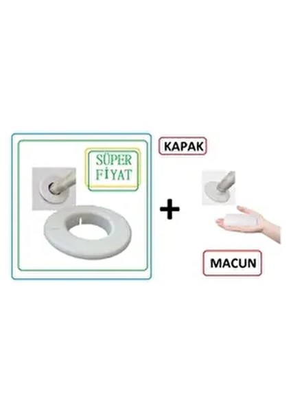 Klima Borusu Delik Kapatma Dekoratif Kapak ve Duvar Içi Koruma Macunu