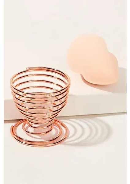 Pembe Standlı Makyaj Süngeri