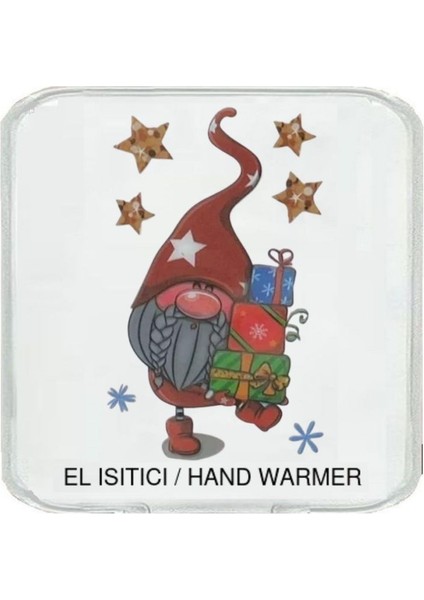 Yıldızlı Noel Cücesi Cep Sobası,el Isıtıcı,sıcak Su Torbası Pvc 10X9,5CM fiyatları