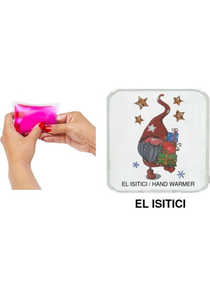 Yıldızlı Noel Cücesi Cep Sobası,el Isıtıcı,sıcak Su Torbası Pvc 10X9,5CM fırsatları