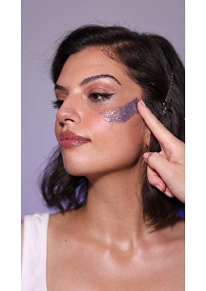Krem Glitter Festival No:11 Mermand 15 ml – Çok Renkli Holografik Işıltı – Yüz & Vücut Kremi – Yüksek Pigment & Kalıcı Sim