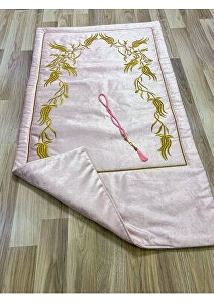 Sırma Işleme Seccade Tesbihli Gelin Damat Bohçası Hediyelik Çeyizlik indirimleri