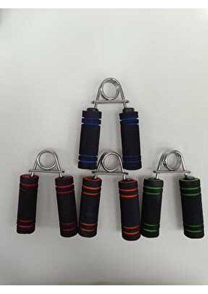 Çiftli El Yayı Bilek Kol Parmak Güçlendirici Kaydırmaz Süngerli 2 Adet Çelik Yayı fırsatları