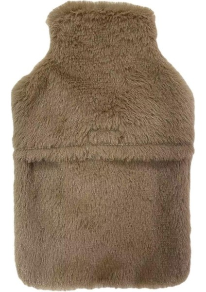 Sıcak Su Torbası Peluş Kalpli,bej Termofor 27X17CM 1 Litre modelleri