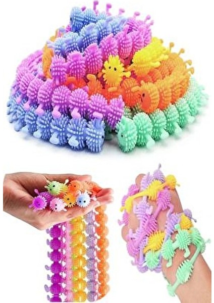 3 Adet Deniz Plaj Havuz Oyuncağı Su Oyunu Esnek Sukuşi Tırtıl Oyuncak modelleri