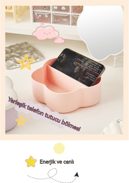 Çiçek Şekilli Takı Depolama Bir Güzellik Aynası Saklama Kutusu (Yurt Dışından) fiyatları