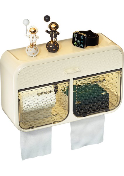 Tuvalet Delinmez Duvara Monte Su Geçirmez Tuvalet Mendil Kutusu Saklama Rafı (Yurt Dışından)