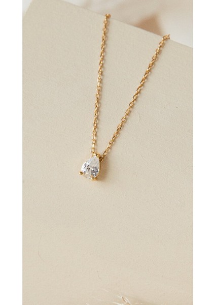 Minimal Damla Kolye 925 Ayar