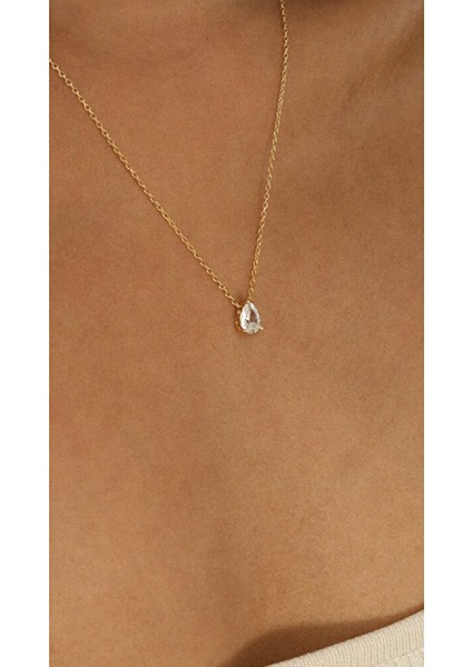 Minimal Damla Kolye 925 Ayar fiyatları