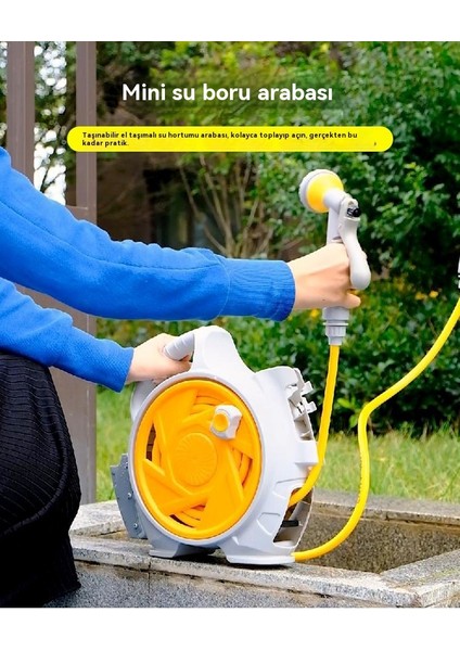 Basit Taşınabilir Su Borusu Depolama Mini 15 M Su Borusu (Yurt Dışından) fırsatları