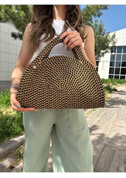 Mia Hasır Jüt Clutch Çanta fırsatları