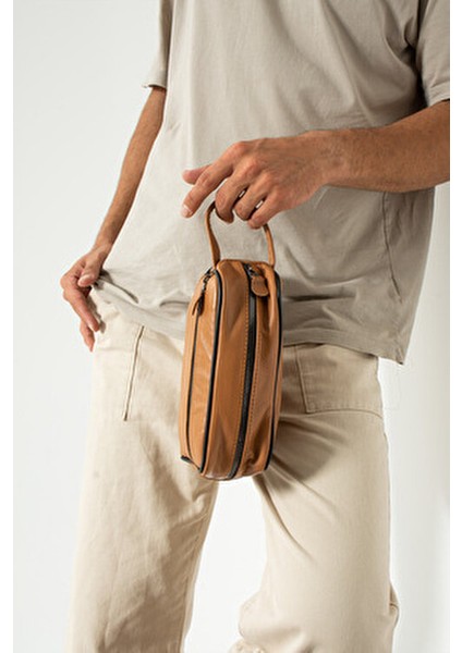 Yüksek Kalite Hakiki Deri Erkek El ve Tıraş Çantası fiyatları