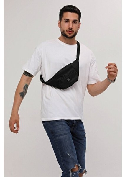 Unisex 4'lü Paket Siyah, Gri, Beyaz, Haki 2 Bölmeli Omuz ve Bel Çantası fiyatları