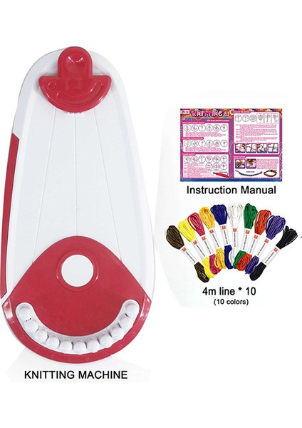 Çocuk Moda Dıy Bilezik Bilezik El Halat Örgü Makinesi (Yurt Dışından)