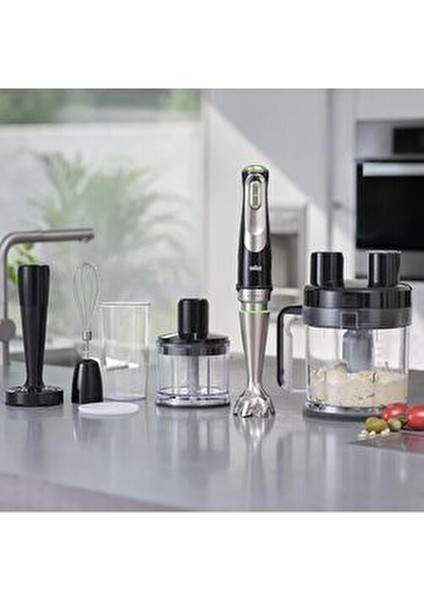 MQ9185XLI Multiquick 9 1200W El Blender Seti - 2l Hazne ve 500 ml Doğrayıcı. Imode Teknoloji