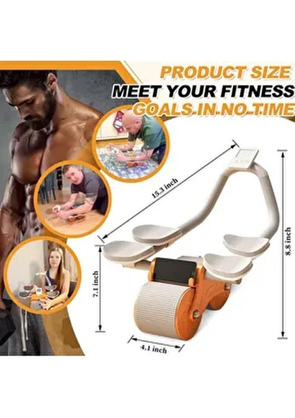 Dijital Ekranlı Çek Bırak Spor Aleti - Dirsek Destekli Mekik Aleti - Karın Egzersiz Aleti modelleri