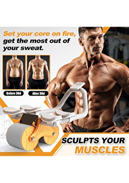Dijital Ekranlı Çek Bırak Spor Aleti - Dirsek Destekli Mekik Aleti - Karın Egzersiz Aleti indirimleri