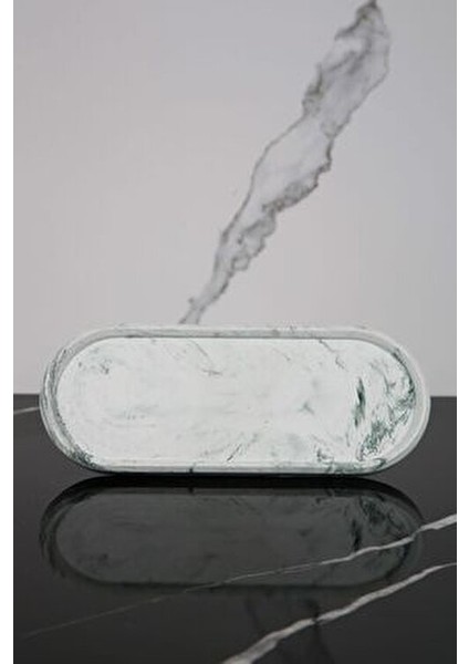 3 Parça Mermer Desenli Beton Banyo Seti Sıvı Sabunluk Diş Fırçalık Sunum Tepsisi fırsatları