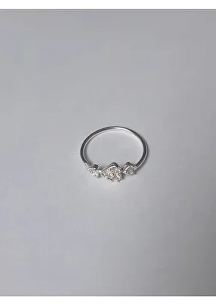 925 Ayar Gümüş Zirkon Taşlı Hızma