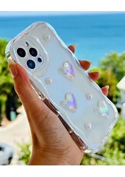 Iphone 12 ve 12 Pro Uyumlu Özel Inci Tasarım 3D Oyuncak Tasarımlı Esnek Silikon Kılıf