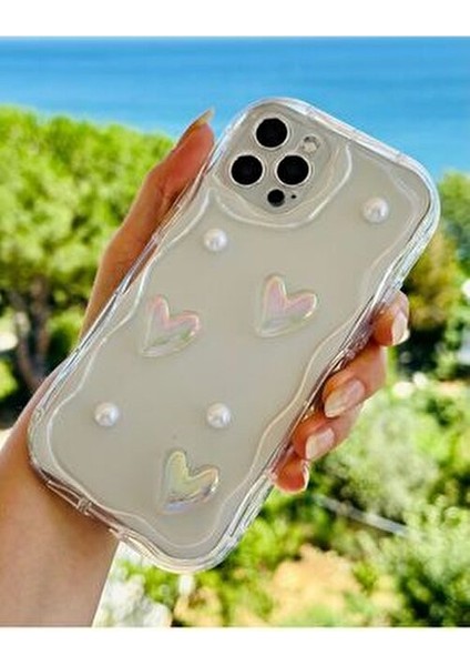 Iphone 12 ve 12 Pro Uyumlu Özel Inci Tasarım 3D Oyuncak Tasarımlı Esnek Silikon Kılıf modelleri