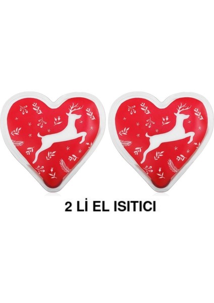 2 Adet Kalpli Geyikli Cep Sobası,el Isıtıcı,sıcak Su Torbası Pvc 9cm modelleri