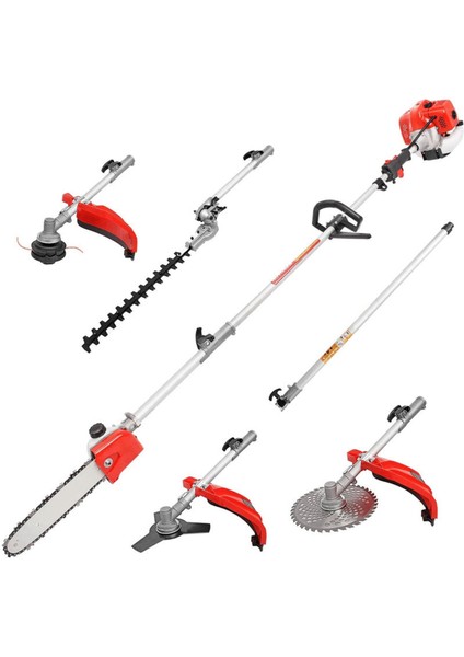 Pro Set 20HPX Motorlu Çok Fonksiyonlu 5ın1 Kafalı 5x1 Combo Tırpan Seti modelleri