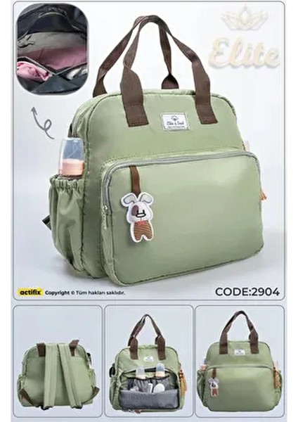 Luna Su Yeşili Anne Bebek Bakım Sırt Çantası